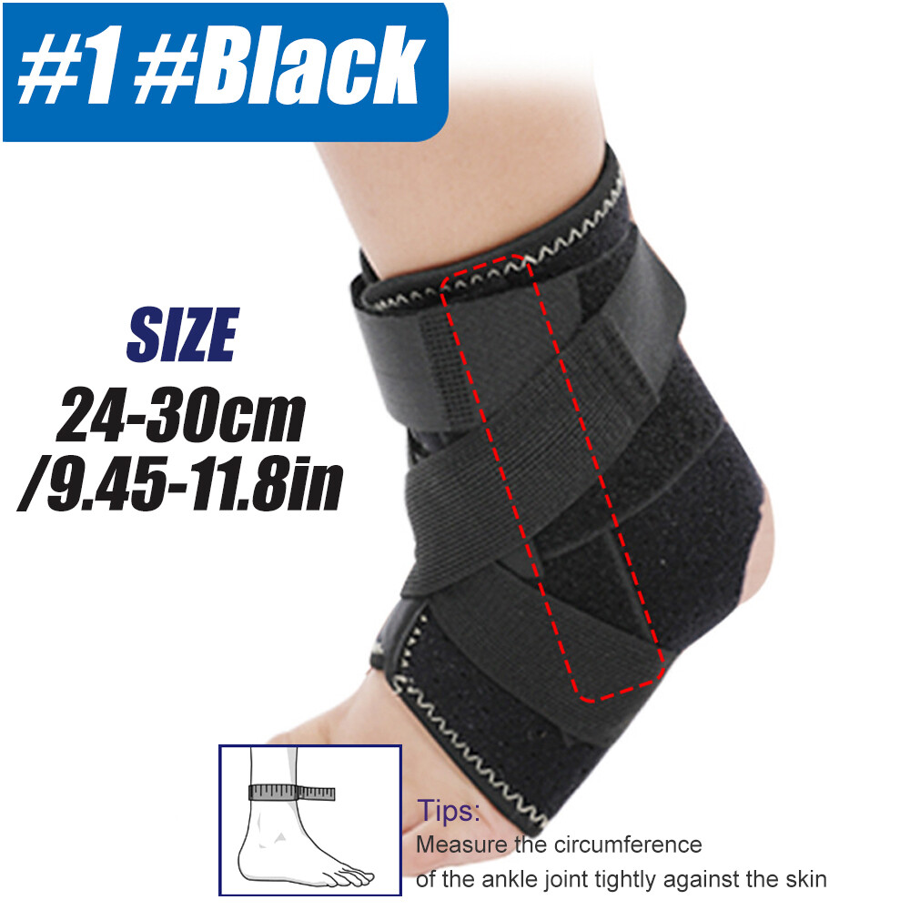 1Pcs Ankle Brace with Splint for Kids, Adjustable Ankle Stabilizer Breathable Compression Ankle Support for Sprain,Sprained Ankle, Tendon,Injury Recovery