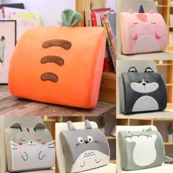 Cartoon Cute Cotton Plush Lumbar Cushion Pillow Office Car