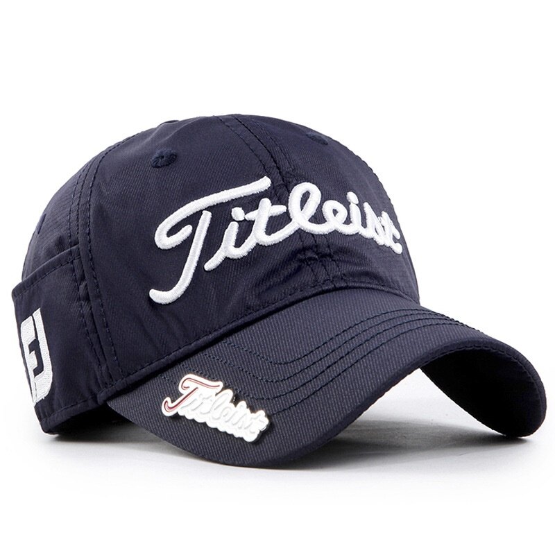 Titleist Branded New Golf Baseball Running Club Cap Brim Top Sunshading Caps Hats Unisex FJ Design Fashion Caps