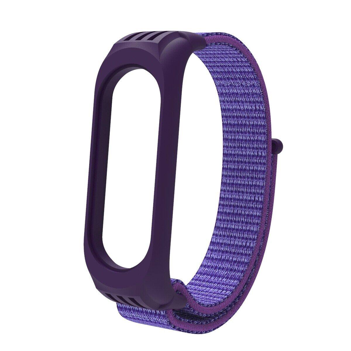 SinHGeY Replacement Strap for Xiaomi Mi band 5 6 Band 4 / 3 Nylon replacement Bracelet Mi band 6 Band 5 Strap Mi band 4 Strap Wristband Tali Jam Xiaomi Mi band 3