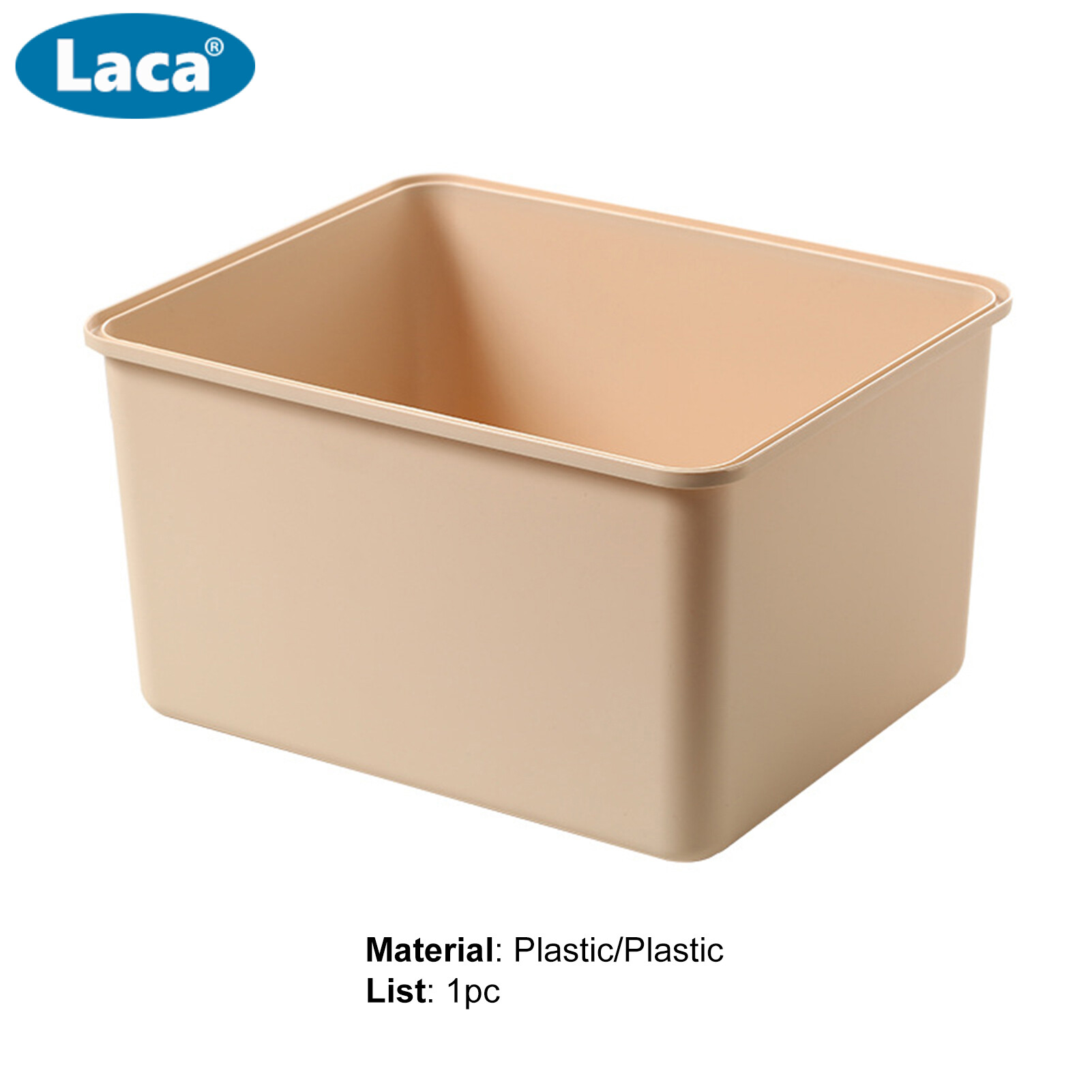 Laca Multi-layer Large Capacity Clothes Storage Box Plastic Practical Adjustable Partition Clothes Storage Case for Home