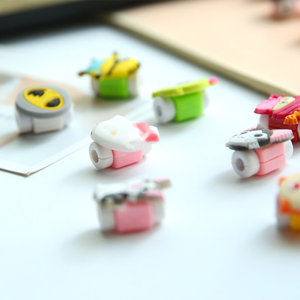 Cartoon Cable Protector Data Line Protective Cover Charging Cable Winder
