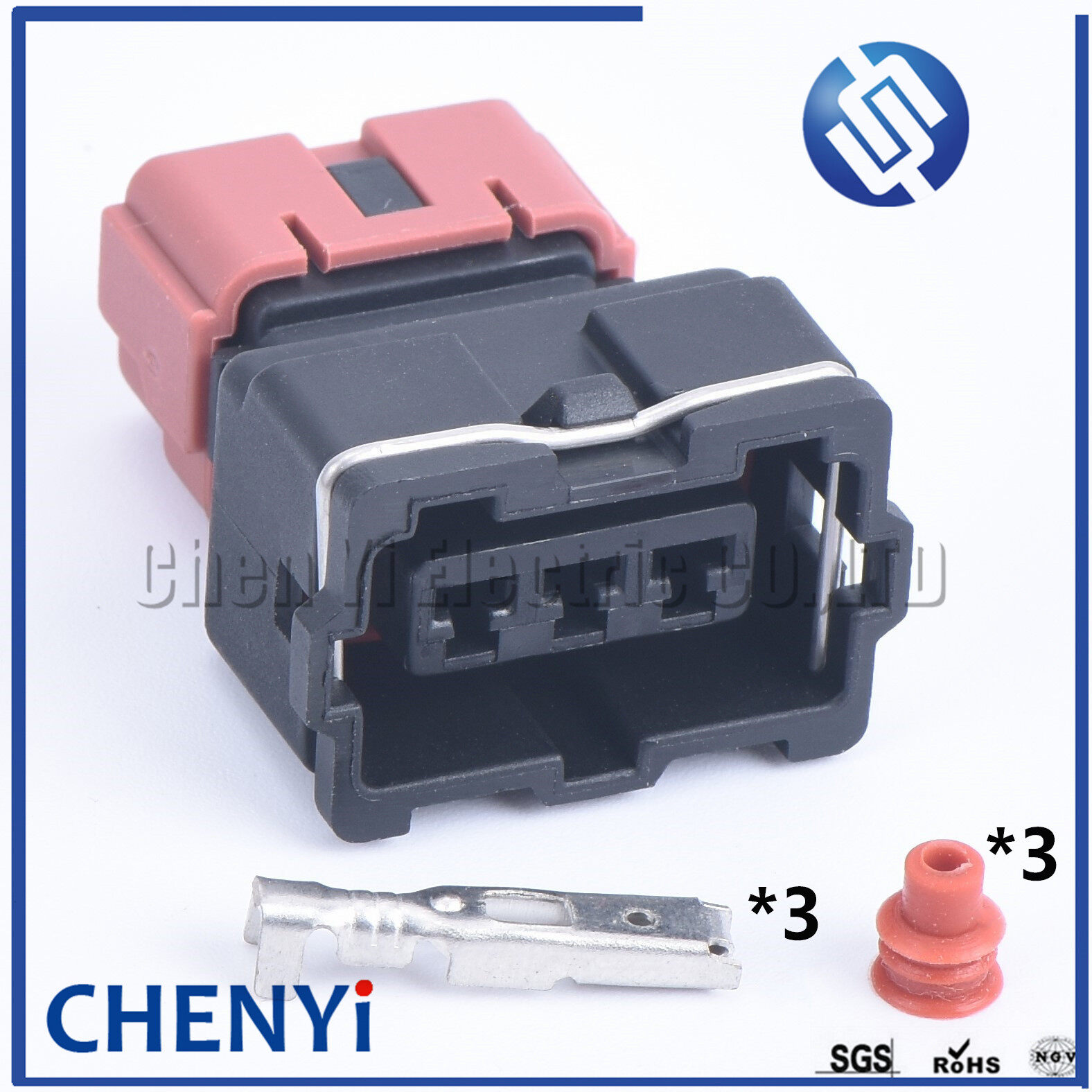 1 set 3 pin（female） car auto Connector waterproof electrical plug (3.5