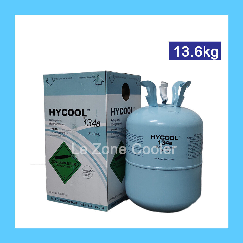 Hycool R134a R134 Refrigerant Aircond Gas 13.6kg Lazada