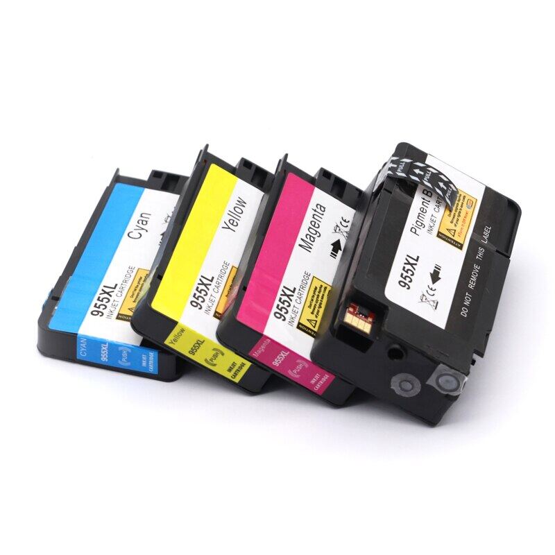 4PK เข้ากันได้955 XL 955XL HP955ตลับหมึกสำหรับ HP OfficeJet Pro 7720 7740 8710 8715 8720 8730 8740 8210 8216 8725เครื่องพิมพ์