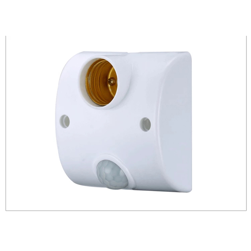 E27 Induction Human Body Holder with Auto Infrared Body IR Motion Sensor PIR Detector Adjustable Time & Sensitivity