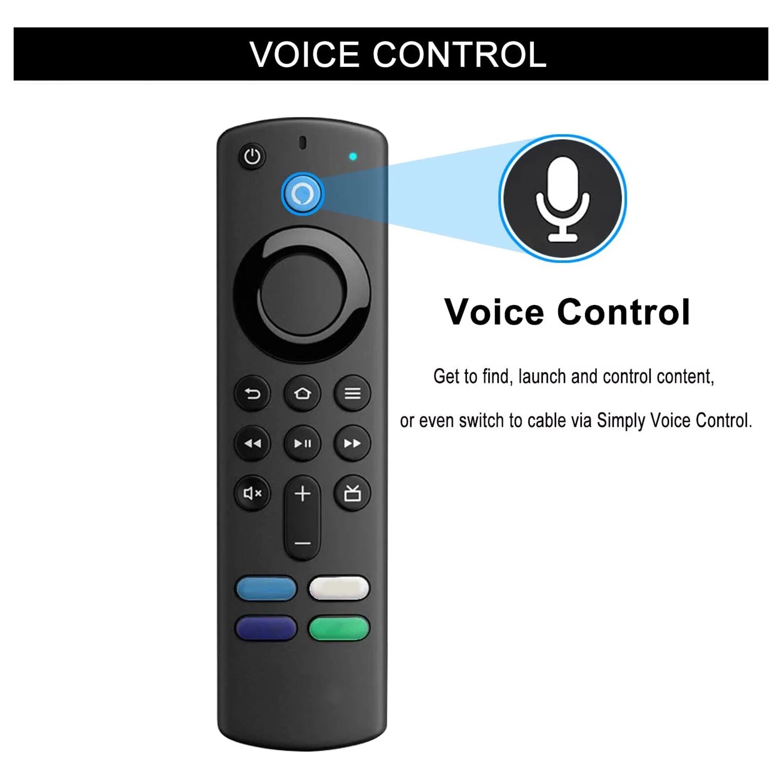 Replacement Voice Remote Control L5B83G Control For Amazon Fire TV Stick 3nd Gen Fire TV Cube Fire TV Stick Lite 4k Max  Amazon Fire TV Stick Lite/Fire TV Stick/Fire TV Cube