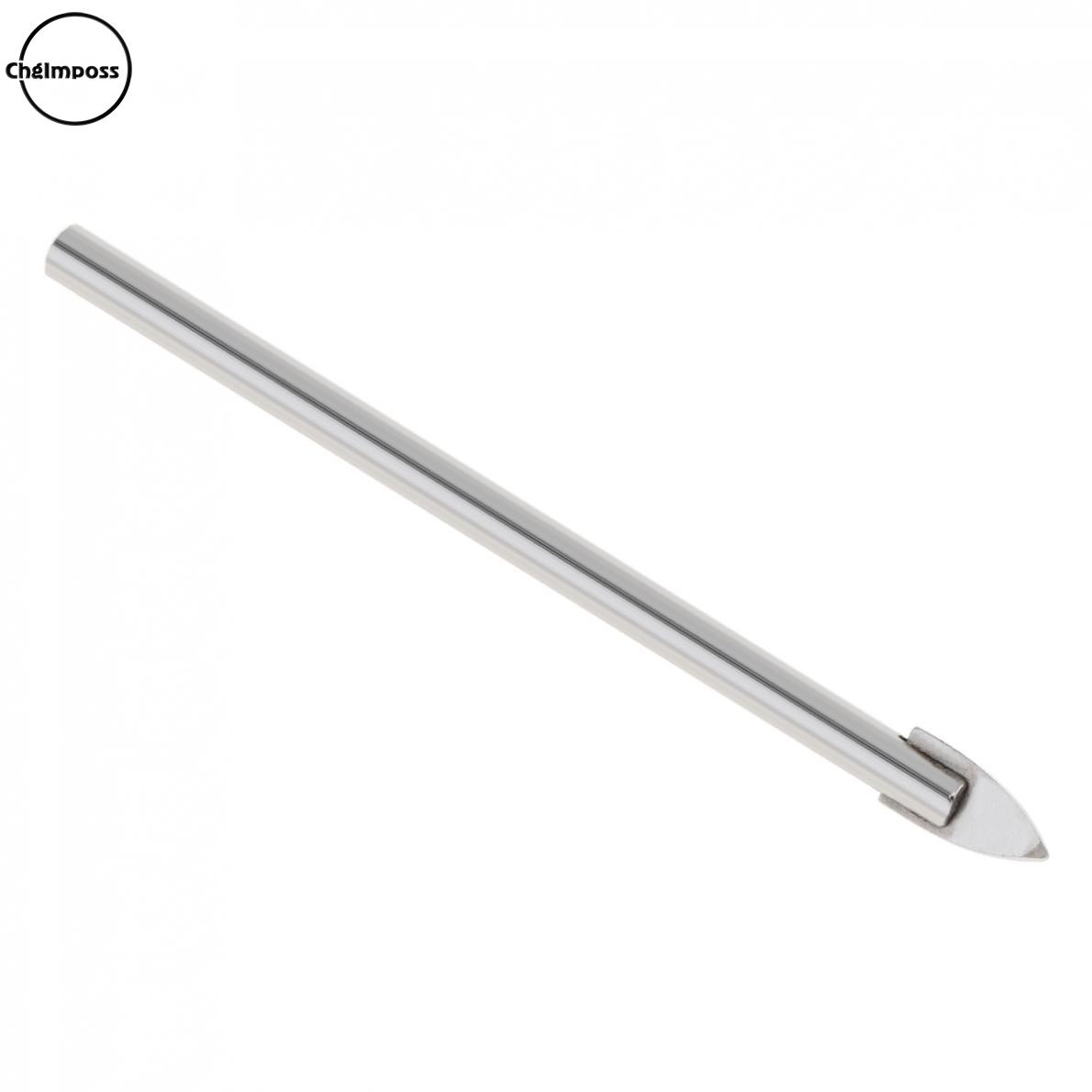 ChgImposs 4 x 55mm Glass Marble Porcelain Spear Head Ceramic Tile Drill Bits Electric Drill Tools