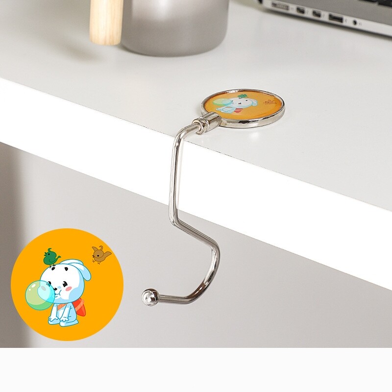 Portable Folding Bag Hook Hanger Handbag Holders Table Hook Organizer Office Desk Side hook