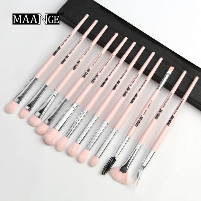 MAANGE Mới Trang Điểm 12 Cái cọ mắt-Màu Hồng