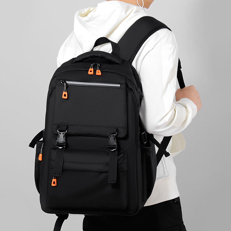 ELACCENT Men's backpack leisure multifunctional computer backpack multi-compartment travel large capacity backpack