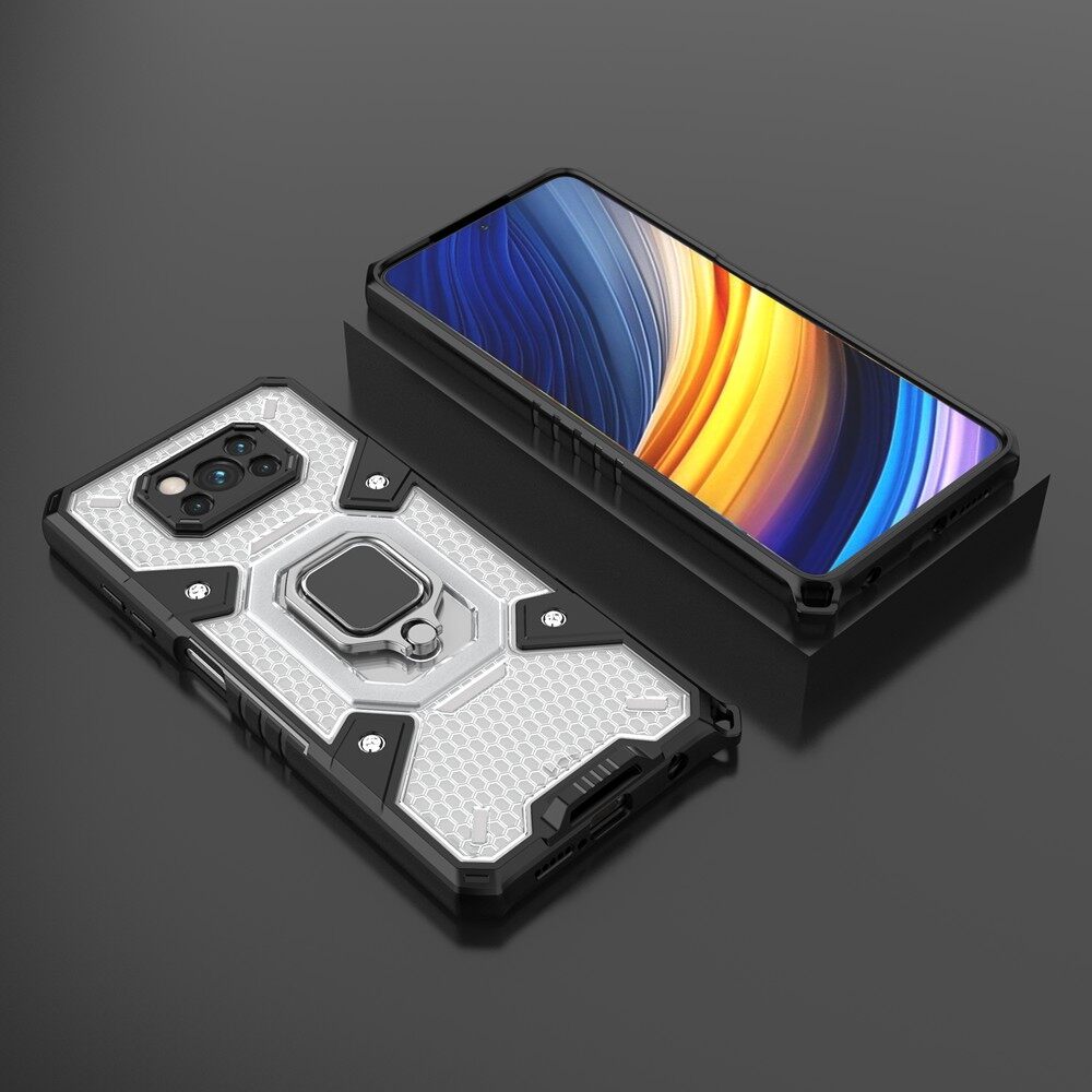 WOBURN Cover per Xiaomi Poco X3 NFC/Poco X3 PRO, TPU Silicone e PC