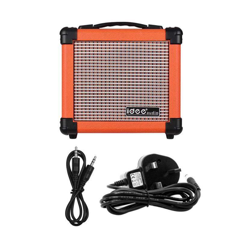 IDEEAUDIO MA-1 10 Watt Portable Desktop Electric Guitar Speaker Amplifier with Two Adjustable Channels Combo Amp Orange UK Plug Malaysia