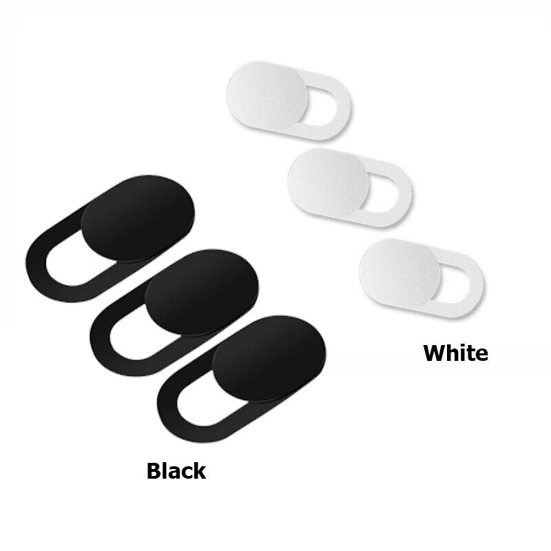 Universal 9PC/15PC WebCam Cover Shutter Magnet Slider Plastic for Iphone Laptop Camera Web PC Tablet Smartphone Sticker