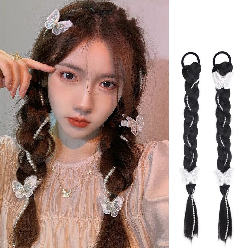 30 Pieces/Lot Baby Girl hair accessories children's hair ropes colorful hair bands high elastic rubber bands for baby girls and her mother Young Lady Hair Ties
