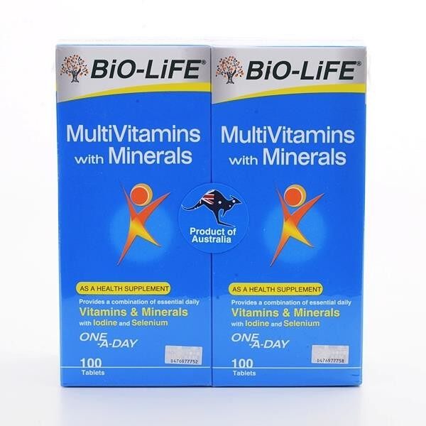BioLife Multivitamins & Minerals 100SX2 Lazada