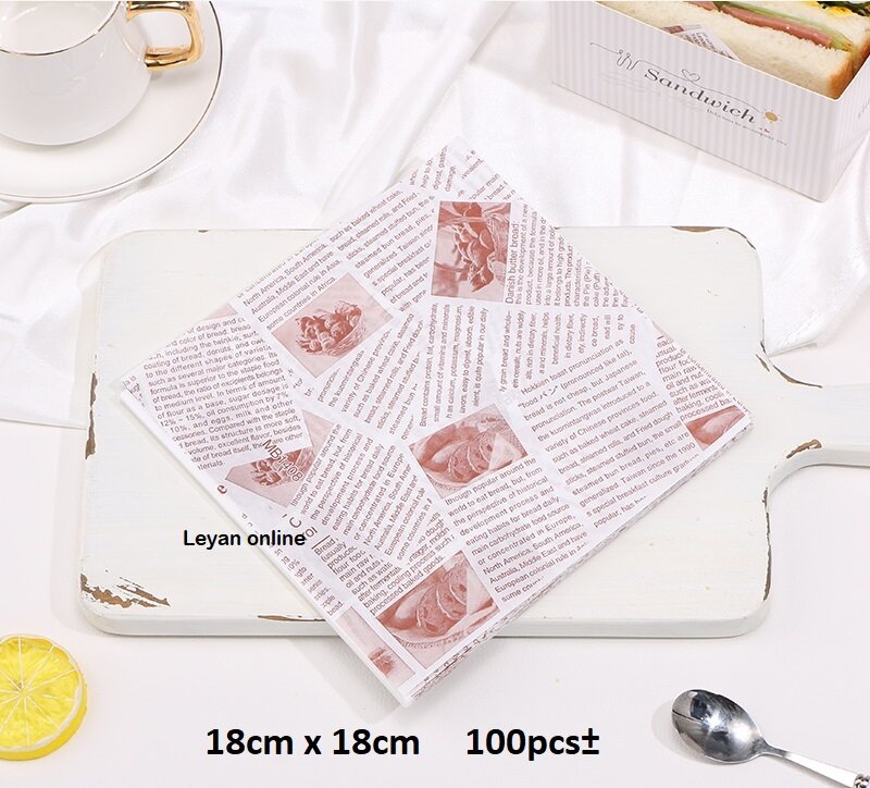 Food Grade Wax Paper/Toast Sandwich Wrapping Paper/Bread Sandwich ...