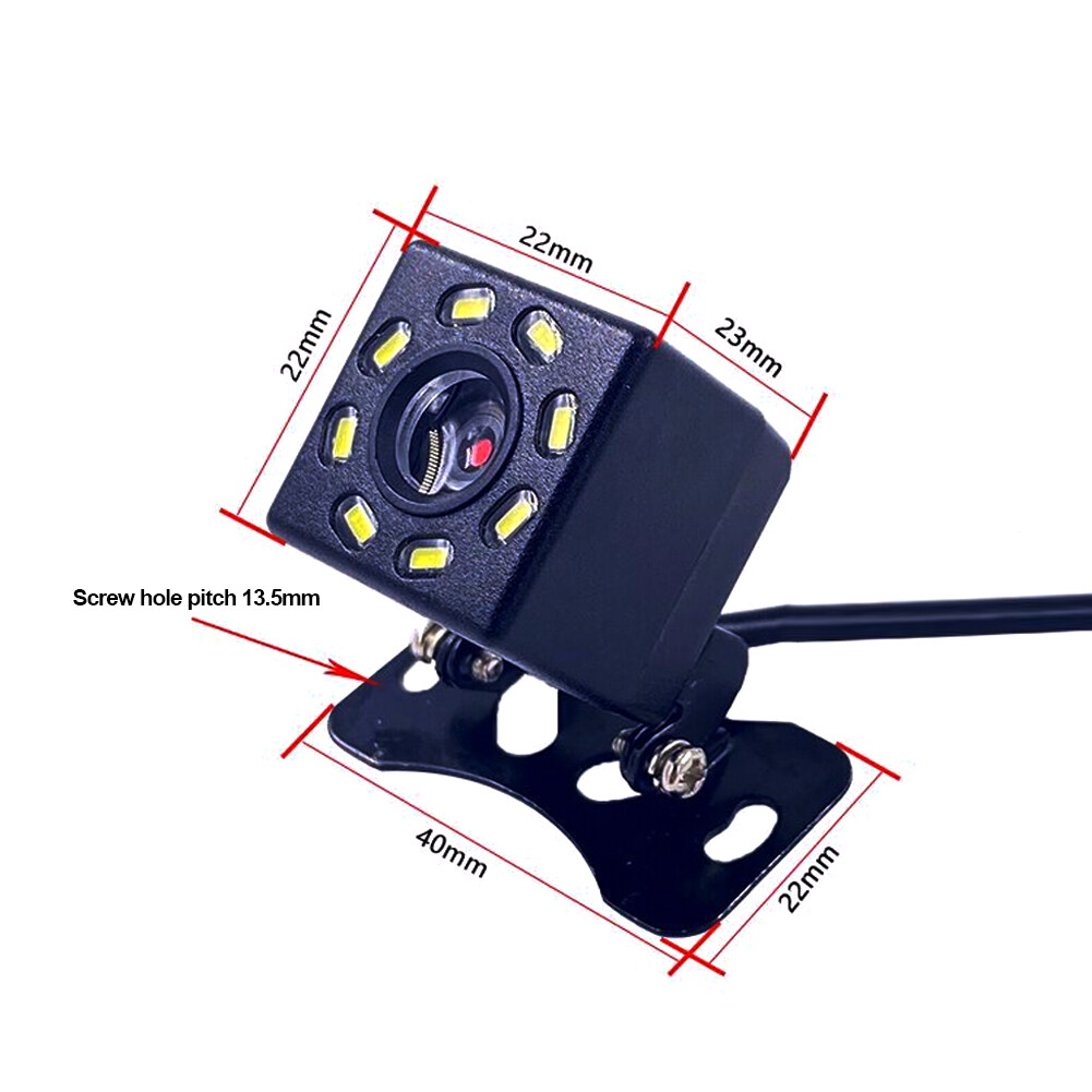 Racingcar 4LED/8LED/12LED Car Rear View Camera Wide Angle HD Waterproof Backup Parking Reverse Without RCA Cable & Power Cable