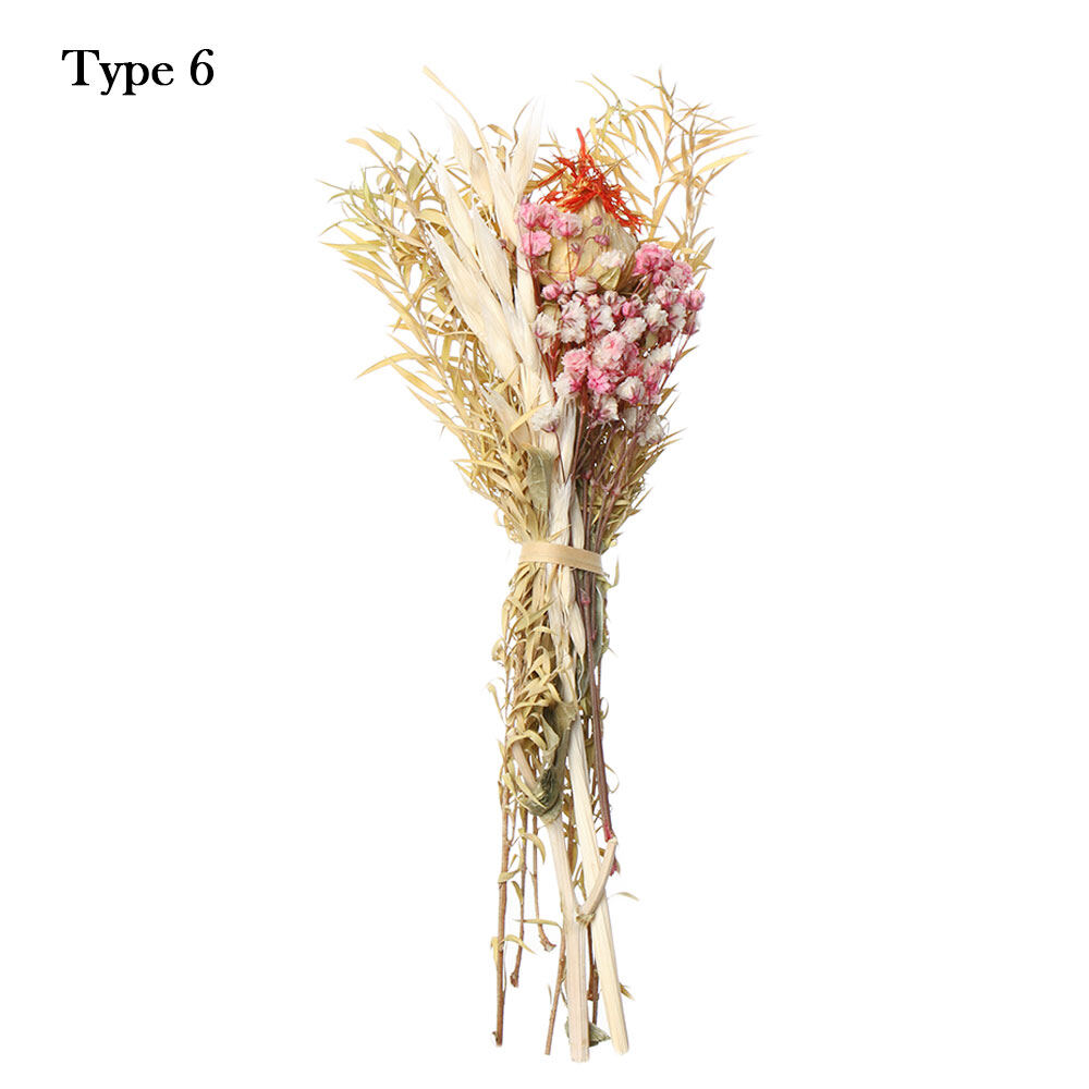 Real Flowers Mini Natural Dried Flower Bouquet Wedding Decorations Creative Valentine's Day Flowers Bouquet Photo Props Gypsophila