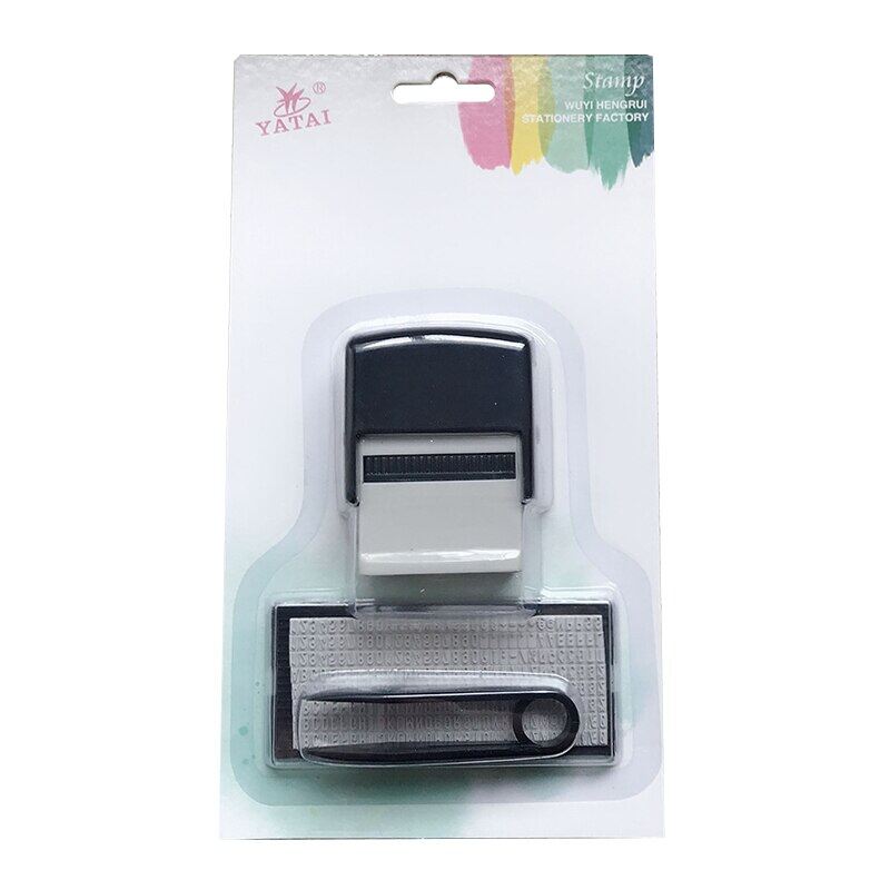 Special offers Ruer Stamp Kit DIY Custom Personalized Self Inking Business Address Name Number Letter Stamp Handicrafts Printing Ruer Stamp