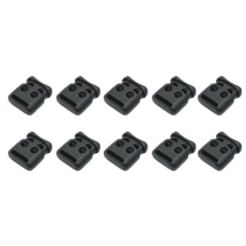 10pcs Non-slip Shoelace Buckle Stopper Rope Clip Clamp Cord Lock Outdoor Running