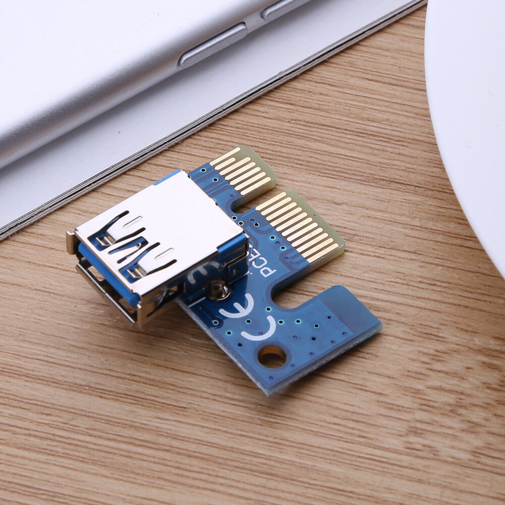 PCIe X1 Adapter PCI E 1X to USB 3.0 Female for PCI Express Riser Mining