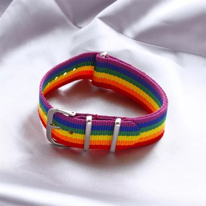 WHC Jewelry Rainbow Canvas Women's Bracelets Cute Gifts for Friends