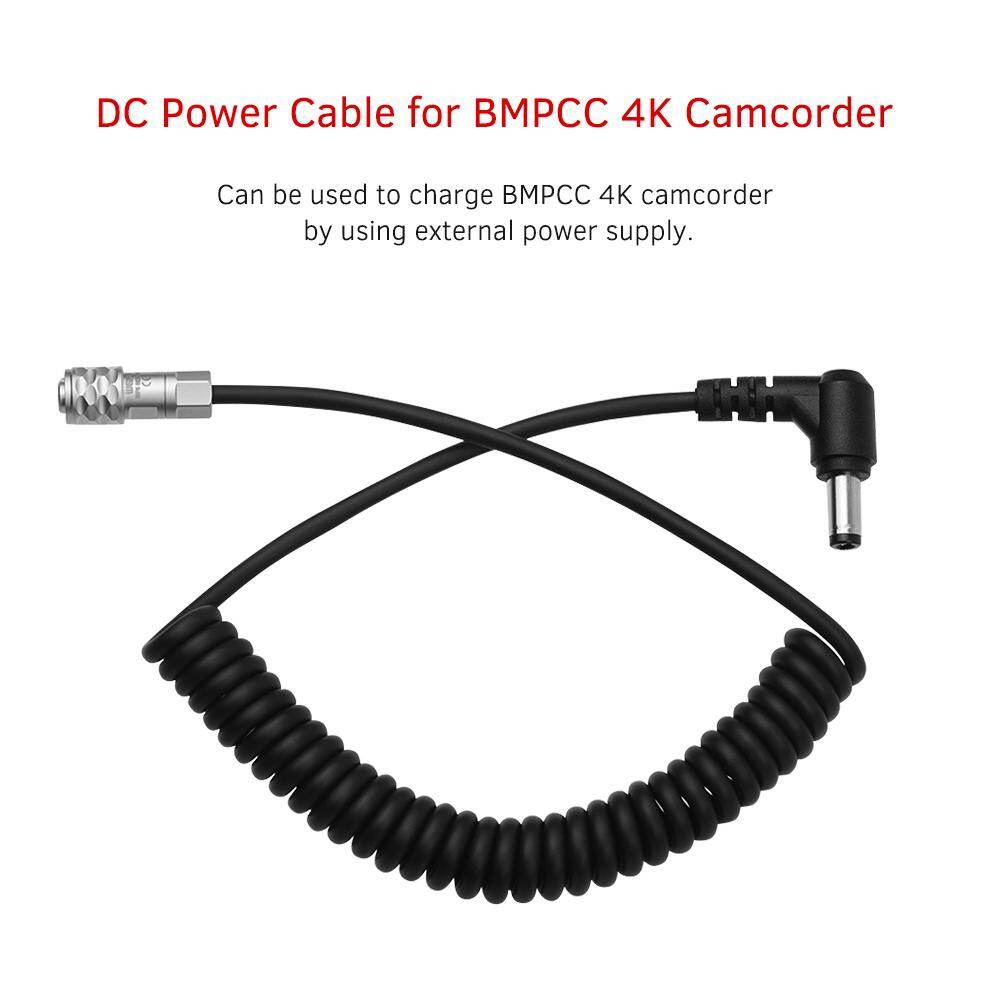 Andoer Camera Chiếu Phim Bỏ Túi Blackmagic, 4K (BMPCC 4K) Máy Quay Phim Khóa Dây Cáp Nguồn DC