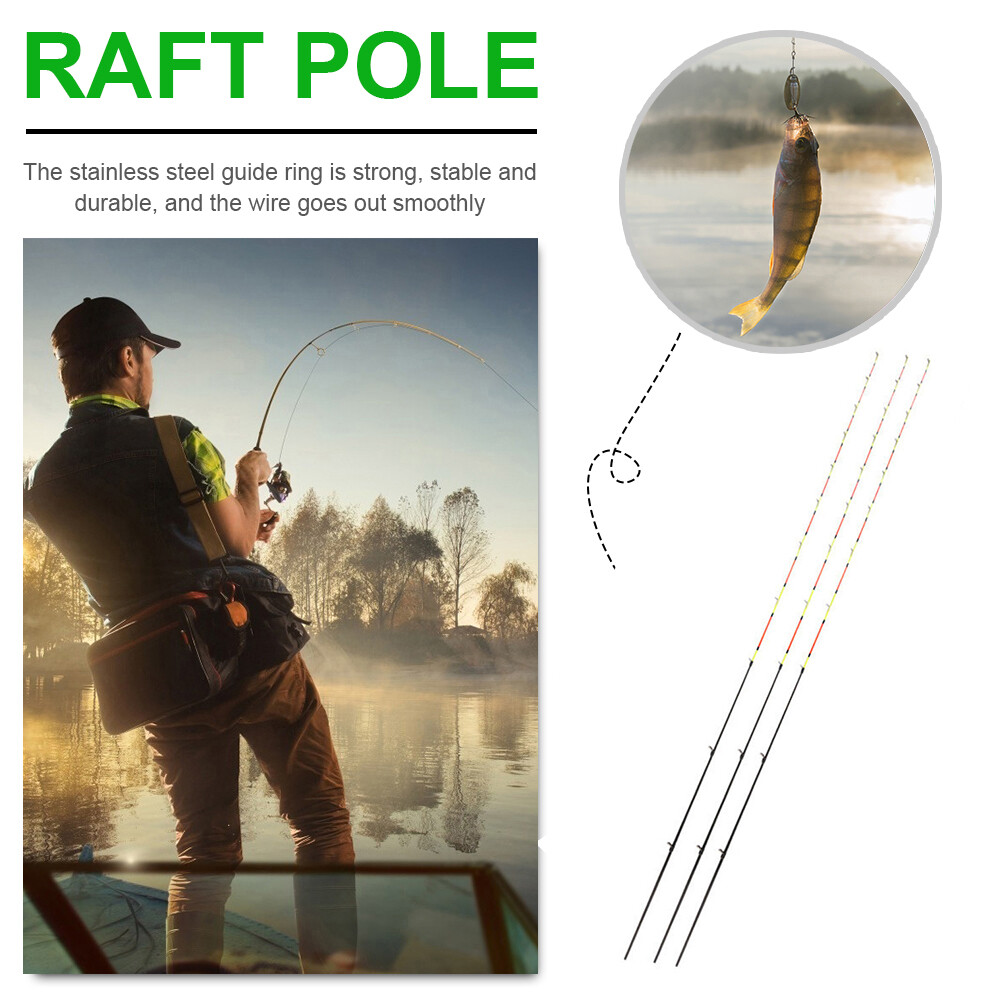 55cm Half Full Titanium Raft Stick Tip Refit Replacement Fishing Tackle 0.3 / 0.5mm