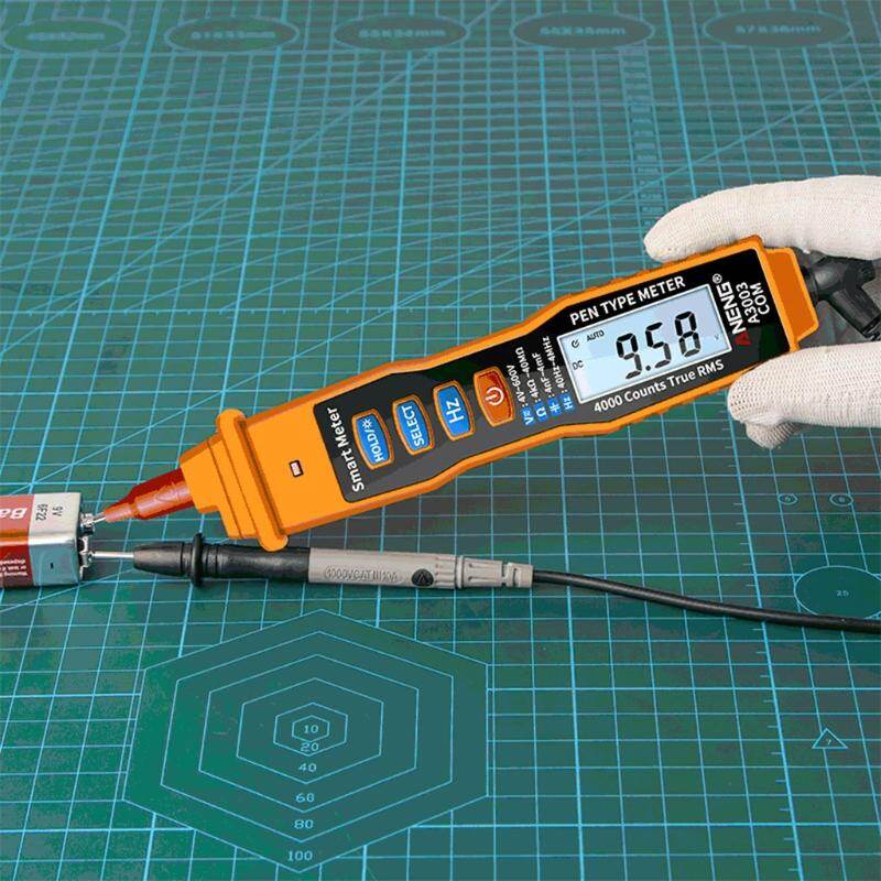 Đồng hồ vạn năng loại bút không tiếp xúc bộ đếm 4000 màn hình kỹ thuật số kiểm tra điện áp ac/dc a3003 - INTL