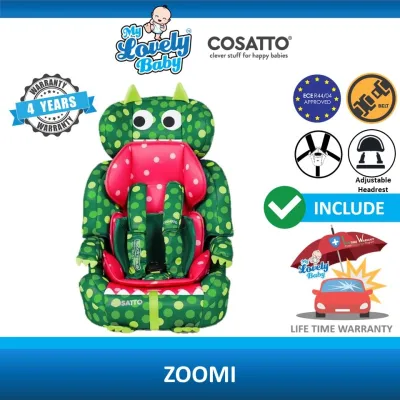 Cosatto Zoomi Booster Car Seat - FREE Lifetime Warranty Crash Exchange Program - My Lovely Baby