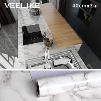 Hot Sale Veelike 40cmx300cm Marble Vinyl Film Self Adhesive