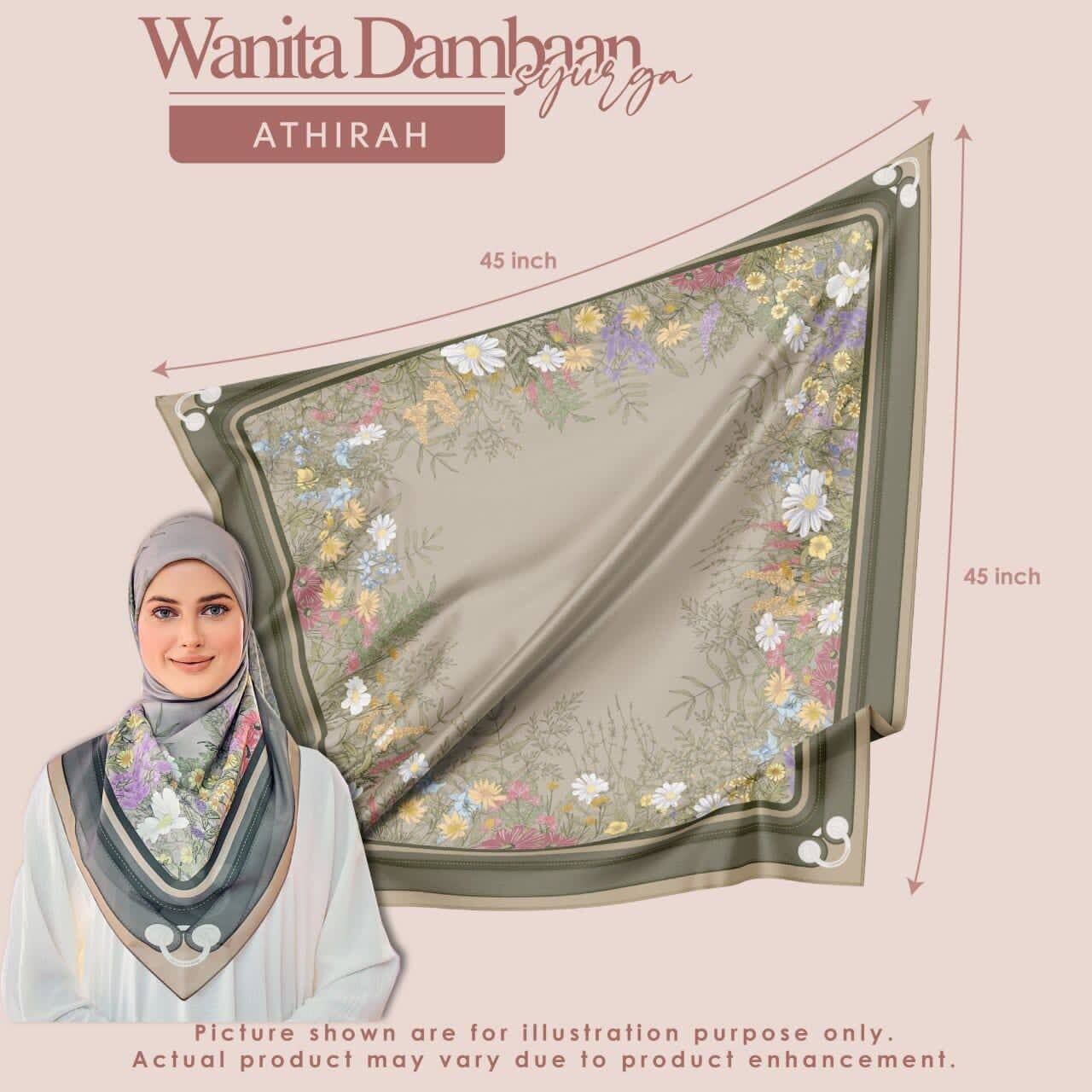 Tudung Bawal Leeyana Rahman Scarves Wanita Dambaan Syurga Collection ...