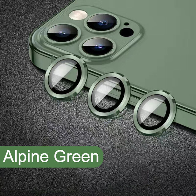 Metal Ring Glass For iPhone 14 pro Max 14 plus Camera Lens Protectors Cover For IPhone 13 Pro Max iPhone 12 11 pro max Lens camera Ring