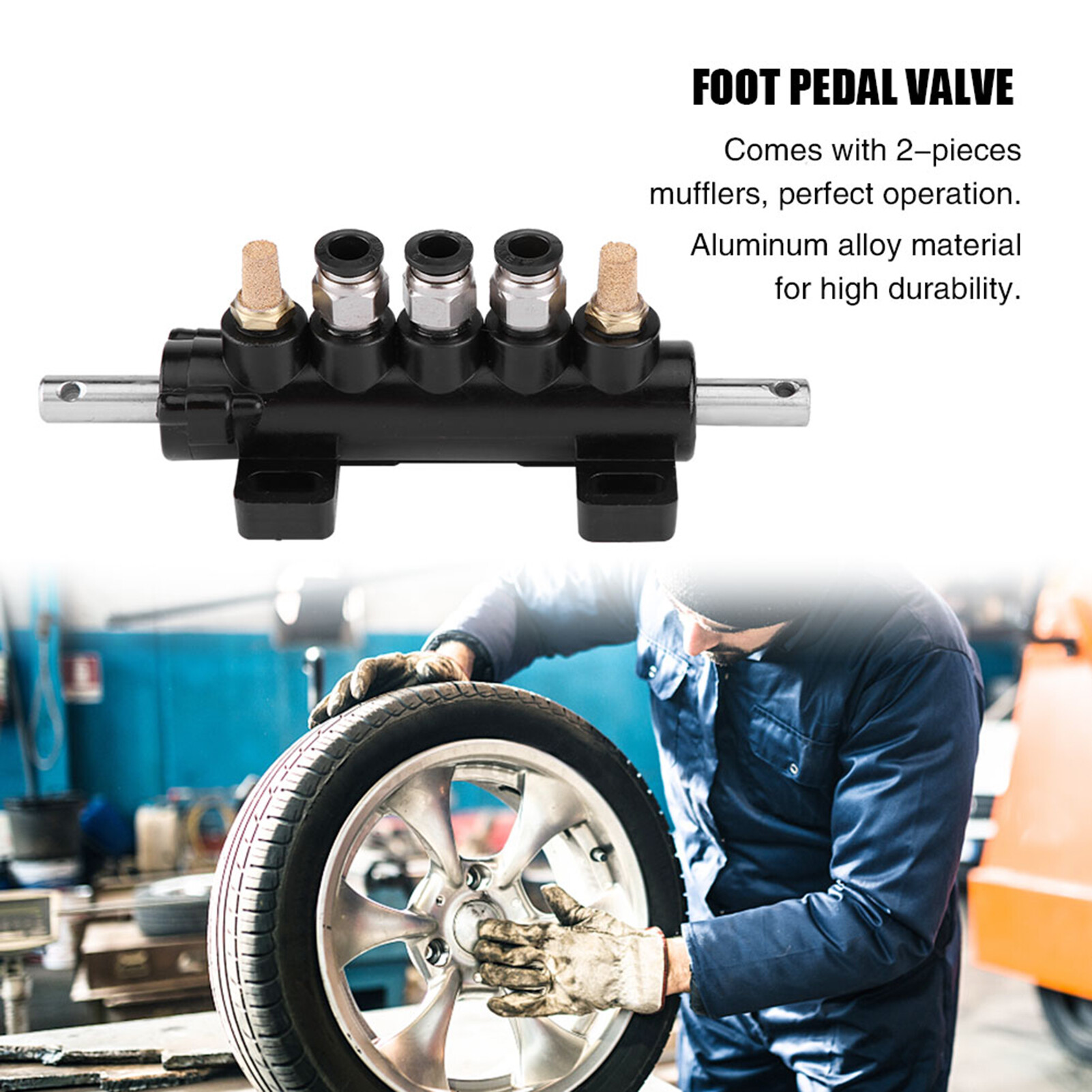 Air Control Valves, Air Control Valve Foot Pedal Valve for Ranger Tire Changer Machine Supplies Tool Type B