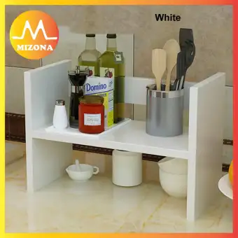 Mizona Desktop Bookshelf Shelf Simple Table Little Bookshelf