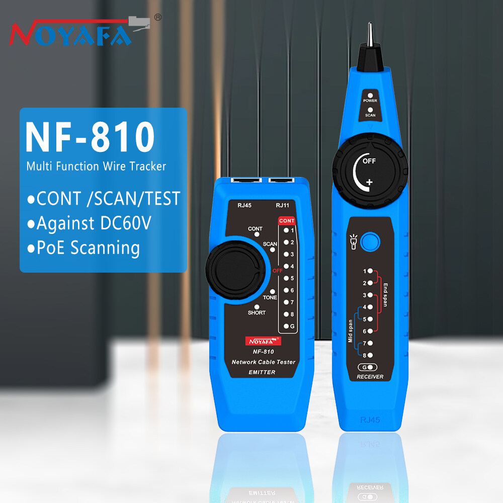 NOYAFA NF 810 RJ45 Tester Telephone Wire Finder Toner Ethernet LAN 