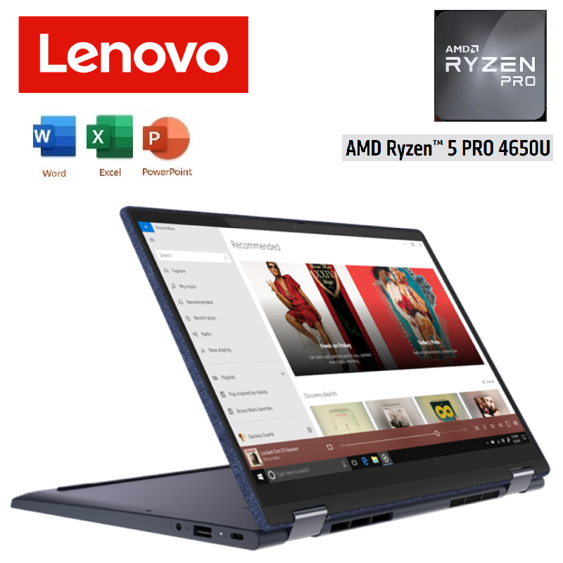 Lenovo Yoga 6 13ARE05 82FN005DMJ 13.3 FHD Touch Laptop Abyss Blue (Ryzen 5 PRO 4650U, 8GB, 512GB SSD, ATI, W10, FREE H & STUDENT) Malaysia