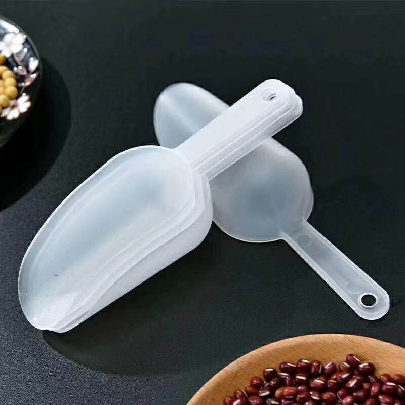 Multifunctional Mini Plastic Frosting Small Shovel Rice Shovel Flour Spoon Candy Dessert Self-service Coffee Tea Service Spoon