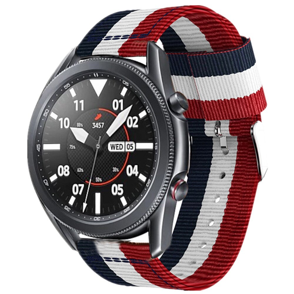 For Samsung Galaxy Watch5Pro 45mm or watch4 Classic 46mm/Active 2 40mm 44mm Band Nylon 20mm 22mm Sport Strap for Samsung Gear S3 Classic Frontier