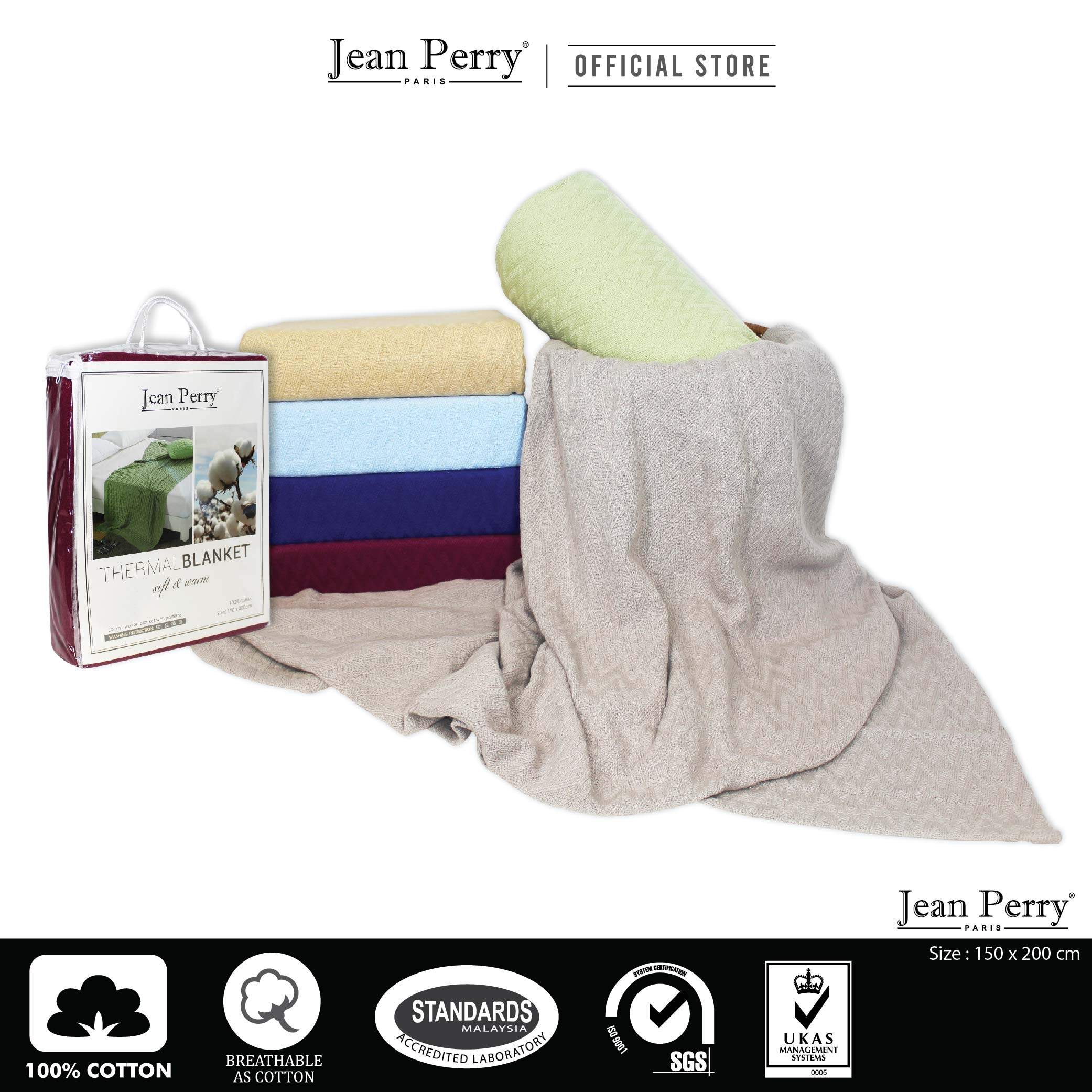 Jean Perry 100% Cotton Thermal Blanket | Lazada