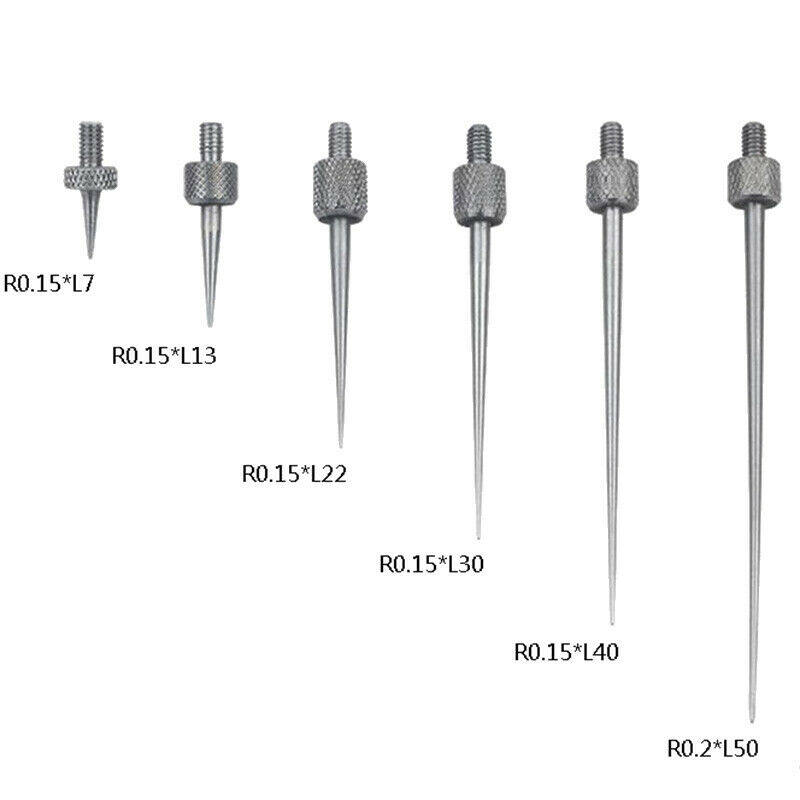 Comforhome 6Pcs DIY Dial Digital Test Indicator Contact Point Stem Rod Depth Gauge Measure