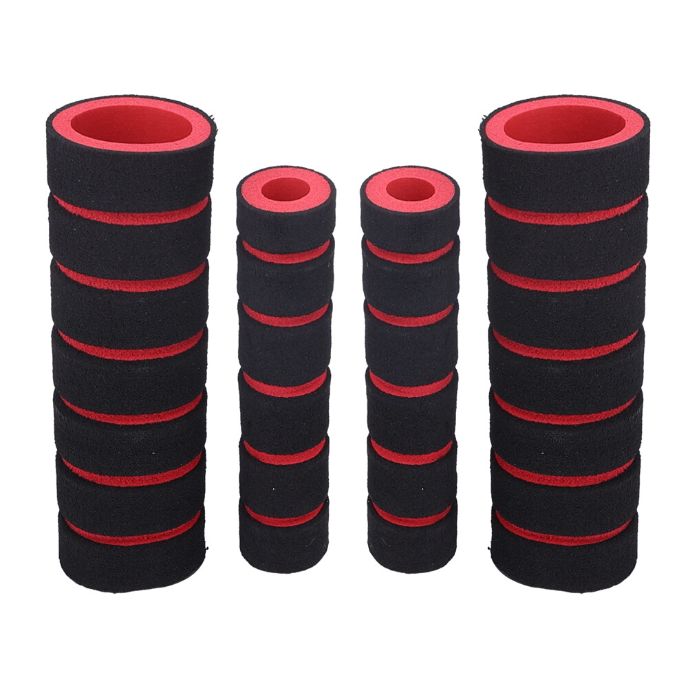 4PCS Motorcycle Handlebar Gloves Handlebar Modified Foam Sponge Grip Cover Universal Anti-slip Cover Bicycle Handlebar Accessories