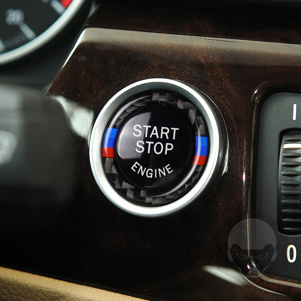 Phụ Kiện Tạo Kiểu Xe Động Cơ Khởi Động Nút Dừng Thay Thế Vòng Trang Trí Cho BMW E90 E92 E93 320i