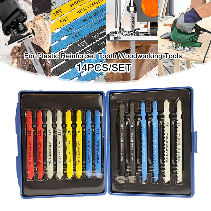 14 pcs/set kinds of T-Shank car windshield wiper blades metal steel patchwork car windshield wiper blades perfect for top quality plastic carpentry tools saw with hole saw