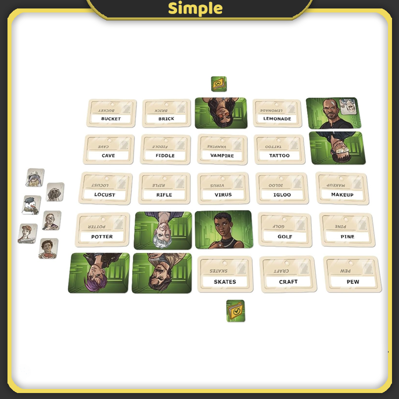 Codenames Board Game Duet & Pictures Version English Abstract Strategy Suspense Game