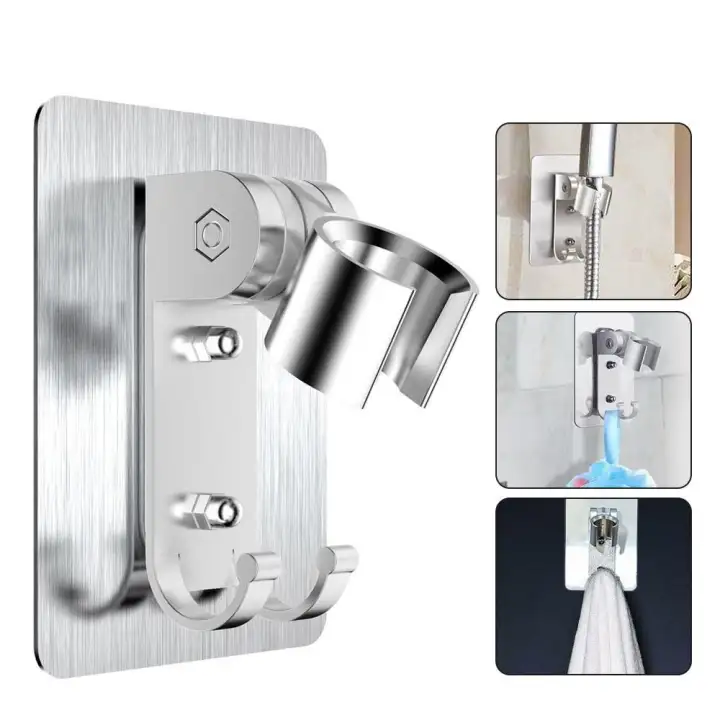 Sealavender Strong Adhesive Shower Head Holder Adjustable - Shower Wall Mount Wand Holder Sealavender Strong Adhesive Shower Head Holder Adjustable - Shower Wall Mount Wand Holder