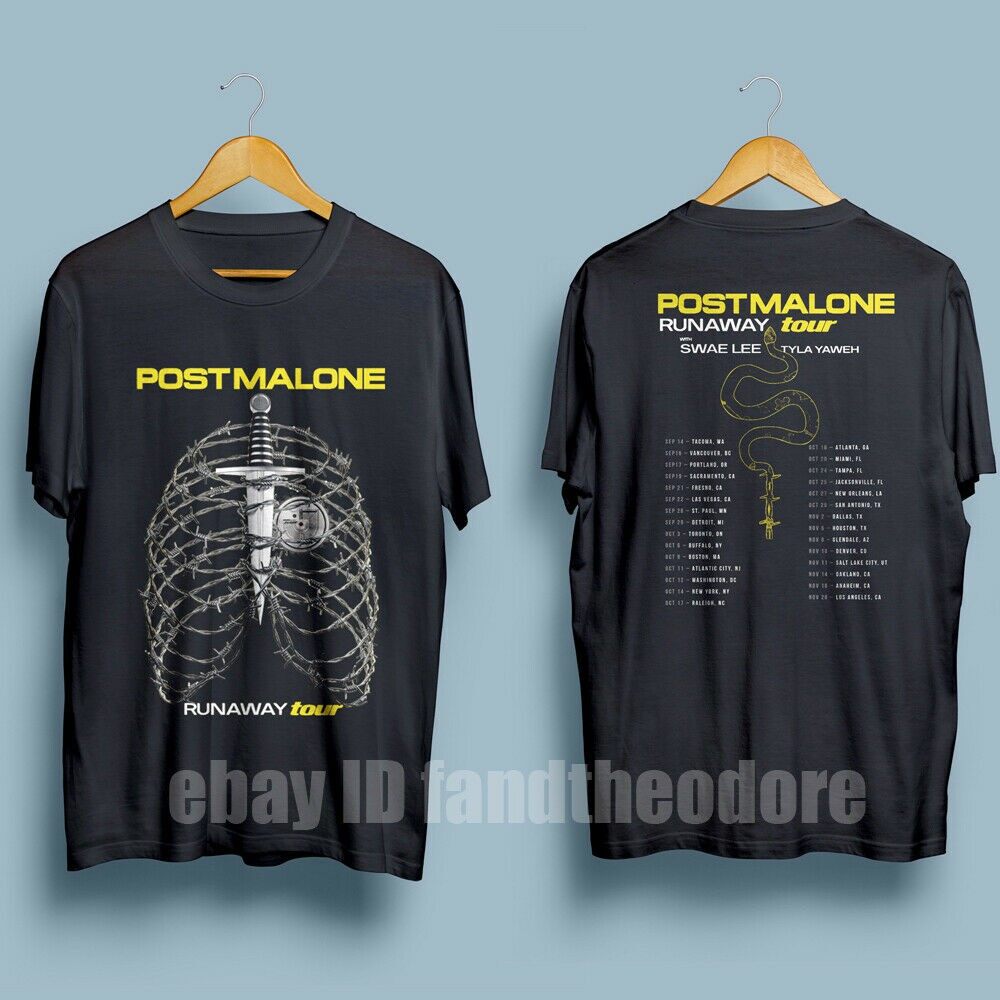 post malone tour shirt 2019