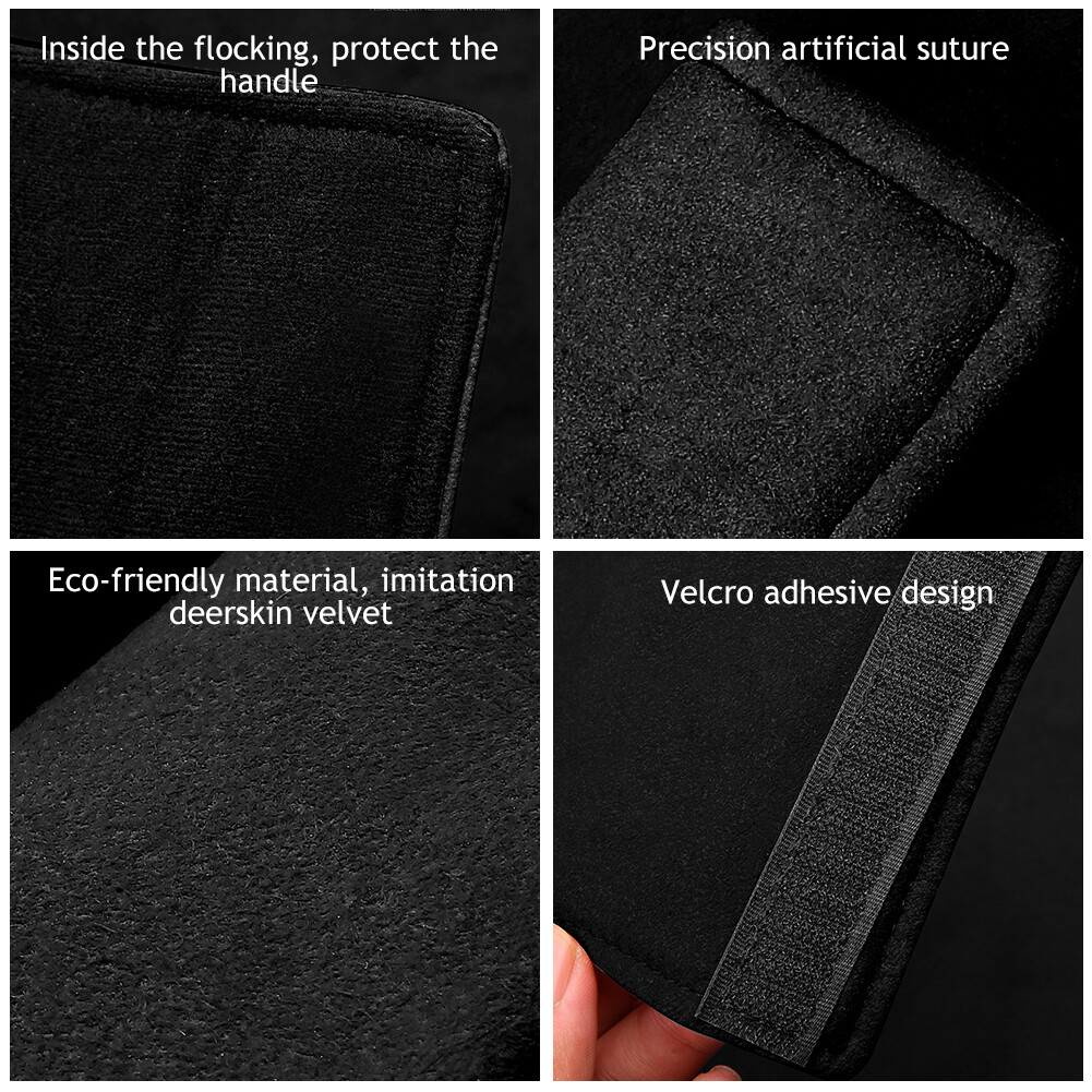 BC Universal Car Roof Armrest Pull Cover Handle Gloves Auto Safety Ceiling Handle Gloves Protective Pad Covers Protection Auto Interior Accessories