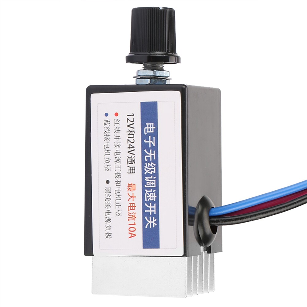 Zonejoy Công Tắc Điều Khiển Tốc Độ Động Cơ DC 12V/24V Phổ Biến Để Điều Khiển Quạt Xe Tải